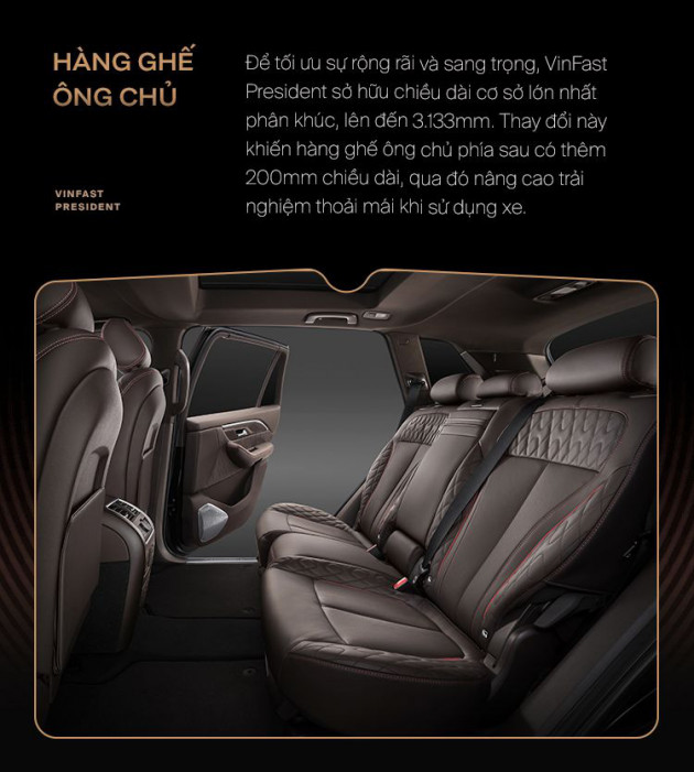 10 điểm giúp VinFast President xứng danh xe của lãnh đạo Việt - Ảnh 2.