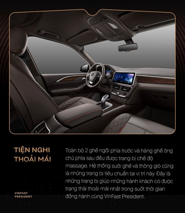10 điểm giúp VinFast President xứng danh xe của lãnh đạo Việt - Ảnh 3.