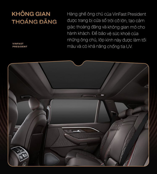 10 điểm giúp VinFast President xứng danh xe của lãnh đạo Việt - Ảnh 4.