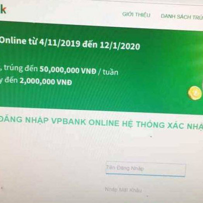 2 phút, 18 giao dịch và 460 triệu đồng bị “ngân hàng” giả mạo VPB lừa đảo