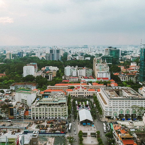 20 khu đất vàng tại trung tâm TP.HCM nhìn từ trên cao, nhiều dự án vẫn đang "án binh bất động"