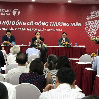 2017 còn tập trung tái cơ cấu, năm nay Maritime Bank mới bầu HĐQT và BKS nhiệm kỳ mới