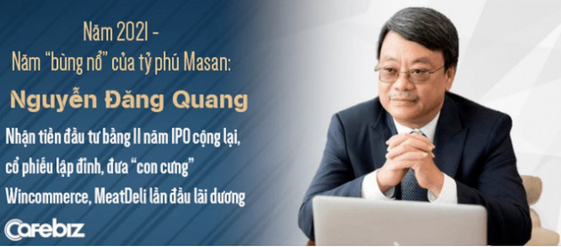 2021 - Năm bùng nổ của tỷ phú Masan: Nhận tiền đầu tư bằng 11 năm IPO cộng lại, giá cổ phiếu lập đỉnh, đưa “con cưng” WinMart/WinMart+, MeatDeli lần đầu lãi dương