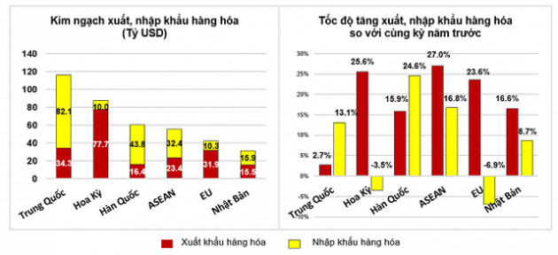 8 tháng đầu năm 2022, nhập siêu của Việt Nam từ quốc gia nào đạt gần 50 tỷ USD? - Ảnh 2.