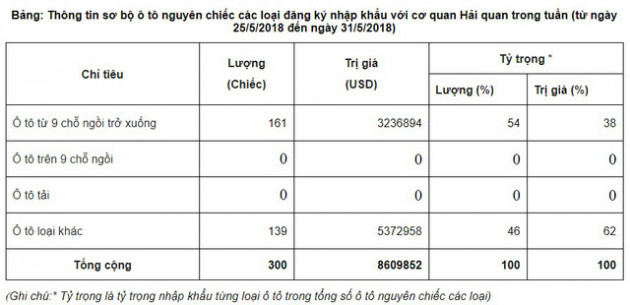 80% số xe ô tô nhập về nước tuần qua có xuất xứ Trung Quốc, Mexico - Ảnh 2.