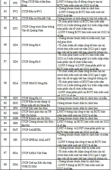 88 mã chứng khoán bị HNX cắt margin quý 1/2023 - Ảnh 5.