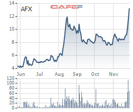 AFX tăng 71% từ đầu tháng 11, một cá nhân vẫn muốn ôm trọn gần 18 triệu cổ phần Afiex do SCIC thoái vốn - Ảnh 1.