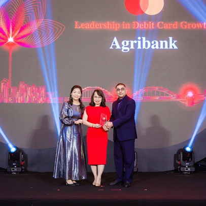 Agribank giành 03 giải thưởng lớn từ MasterCard