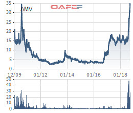 AMV tăng 118% trong vòng 2 tháng, một cổ đông lớn liên tục thoái vốn - Ảnh 1.