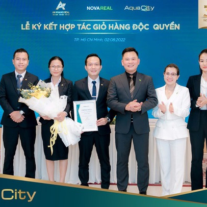 An Khang Real ký kết “giỏ hàng độc quyền” dự án Aqua City