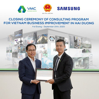 An Phát Holdings liên tục cải tiến, hợp tác với Samsung phát triển công nghiệp hỗ trợ