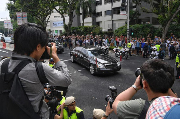 [ẢNH] Cận cảnh đoàn xe hộ tống hùng hậu của lãnh đạo Triều Tiên Kim Jong-un tại Singapore - Ảnh 6.