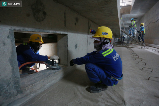 [Ảnh] Cận cảnh ga ngầm metro có giếng trời xuyên xuống lòng đất giữa trung tâm Sài Gòn - Ảnh 10.