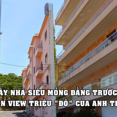 Anh trai không chia đất, người em xây luôn nhà siêu mỏng đằng trước, chắn 'view' biển triệu 'đô' của anh