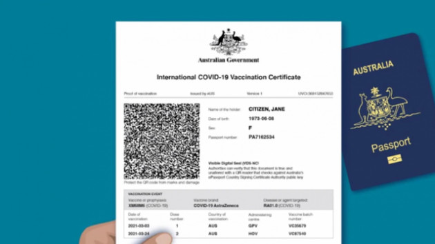 Australia chuẩn bị cấp giấy chứng nhận tiêm vaccine Covid-19 quốc tế