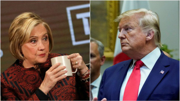 Bà Clinton nói gì khi bị ông Trump thách ra tranh cử tổng thống? - Ảnh 1.