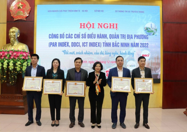 Bắc Ninh: Công bố chỉ số điều hành, quản trị địa phương năm 2022