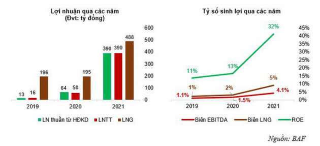 BAF - Lợi nhuận sau kiểm toán 2021 tăng gấp 7 lần 2020 - Ảnh 2.