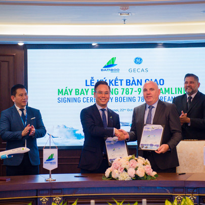 Bamboo Airways chính thức nhận bàn giao hai máy bay Boeing 787-9 Dreamliner