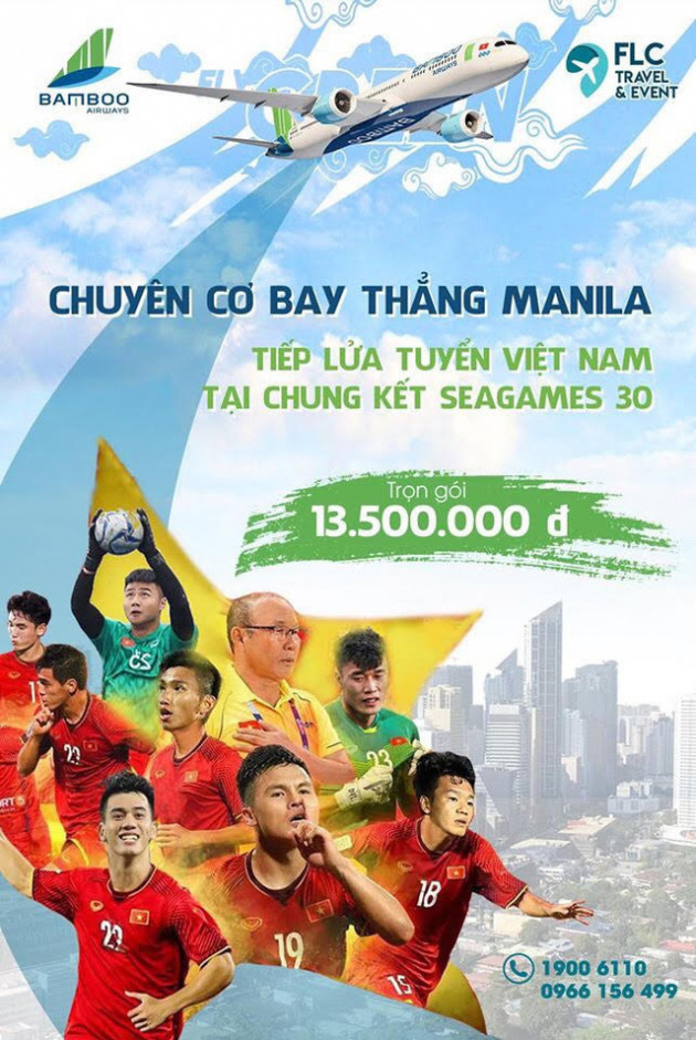 Bamboo Airways khai thác chuyến bay đến Philipines phục vụ SEA Games 30 - Ảnh 1.