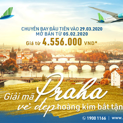 Bamboo Airways mở đường bay thẳng Việt Nam – Séc, kết nối Đông Nam Á với Khối liên minh Châu Âu