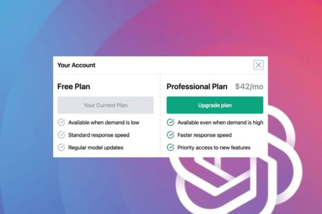 Bản miễn phí của ChatGPT kém hơn bản cao cấp có mức phí 1 triệu đồng/tháng ở điểm nào?