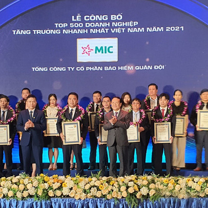 Bảo hiểm Quân đội: Giữ vững phong độ trong Top 500 doanh nghiệp tăng trưởng nhanh nhất Việt Nam năm 2021