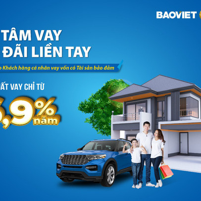 BAOVIET Bank ưu đãi vay cá nhân có tài sản đảm bảo lãi suất từ 6,9%