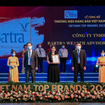 Bartra Wealth Advisors vào top 10 vinh danh thương hiệu hàng đầu Việt Nam