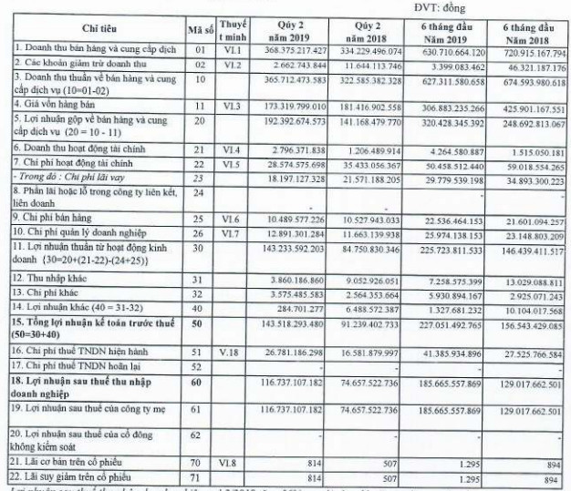 Becamex IJC: Quý 2 lãi 117 tỷ đồng tăng 56% so với cùng kỳ - Ảnh 1.