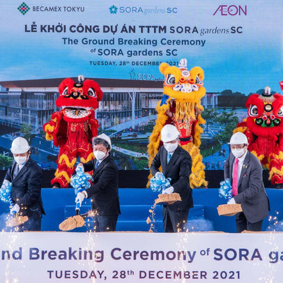 Becamex Tokyu chính thức khởi công Trung tâm Thương mại quy mô hàng đầu Bình Dương