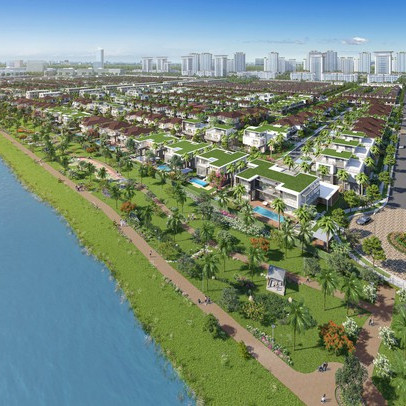 Bên trong compound bên sông tại Waterpoint