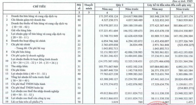 Bibica (BBC): Quý 2 lãi 49 tỷ đồng gấp 4 lần cùng kỳ nhờ chuyển nhượng quyền sử dụng đất Bibica miền Bắc - Ảnh 2.