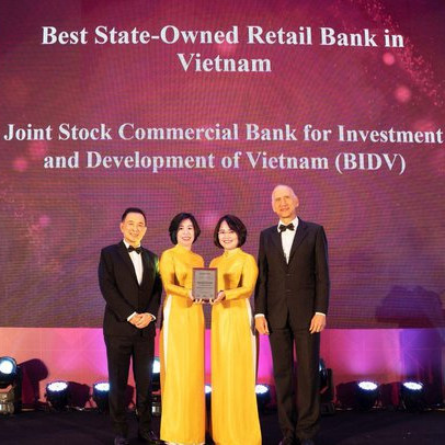 BIDV nhận 4 giải thưởng danh giá về dịch vụ khách hàng cá nhân