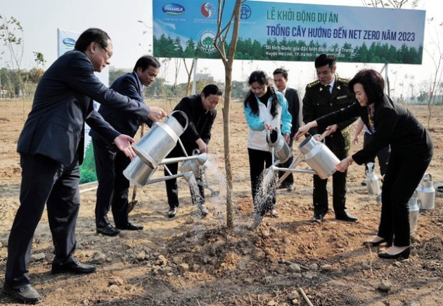 Bộ Tài nguyên và Môi trường cùng Vinamilk khởi động dự án trồng cây hướng đến mục tiêu Net Zero năm 2050 - Ảnh 4.