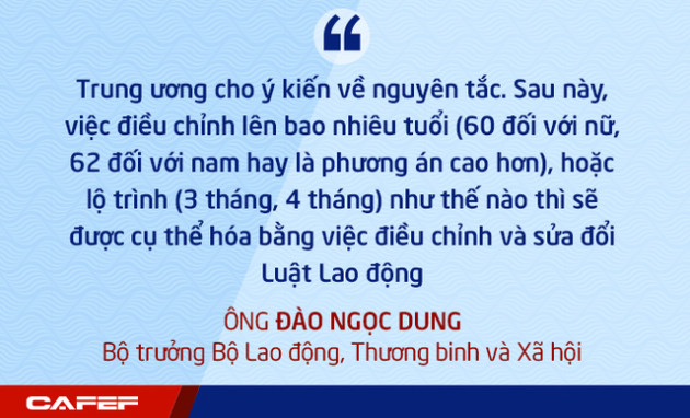 Bộ trưởng Bộ LĐTBXH: Có thể rút ngắn thời gian điều chỉnh tuổi nghỉ hưu nhưng sẽ không ngắn đến mức gây sốc - Ảnh 2.