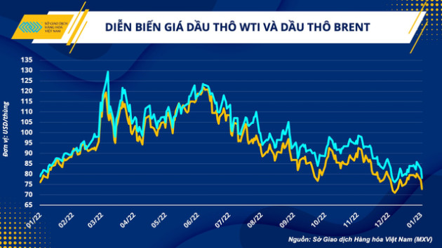 Bốc hơi 10% sau 2 phiên, giá dầu thế giới chật vật khởi đầu 2023 với muôn trùng rủi ro bủa vây - Ảnh 1.