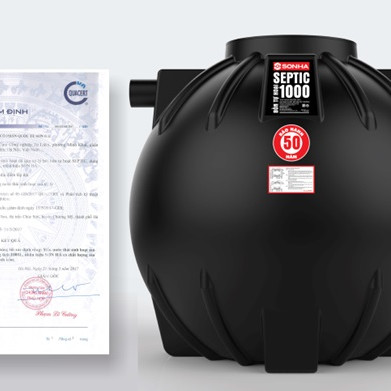Bồn tự hoại Septic - sản phẩm “cách mạng” trong xây dựng nhà ở dân sinh