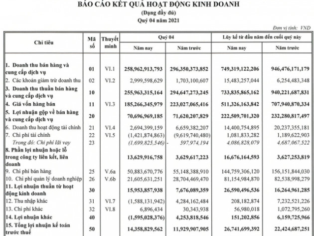 Bóng đèn Điện Quang (DQC): Nhờ thắt lưng buộc bụng, lợi nhuận 2021 tăng mạnh 49% lên 24 tỷ đồng dù doanh thu sụt giảm - Ảnh 1.