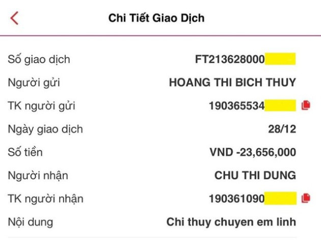 “Bỗng dưng” được nhận lại tiền sau gần một năm chuyển nhầm - Ảnh 1.