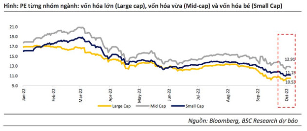 BSC: Định giá thị trường rất hấp dẫn, xuất hiện cơ hội lớn tại nhóm cổ phiếu vốn hóa lớn - Ảnh 2.