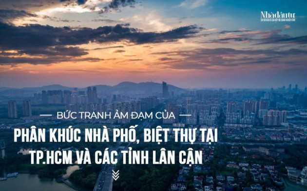  Bức tranh ảm đạm của phân khúc nhà phố, biệt thự tại TP.HCM và các tỉnh lân cận - Ảnh 1.