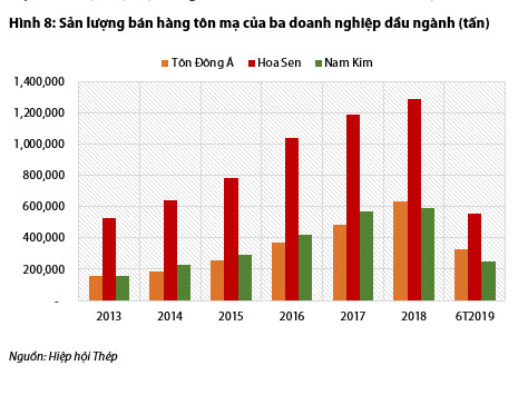 Bức tranh ngành thép và tôn mạ nửa đầu năm: Hòa Phát và Hoa Sen vẫn dẫn đầu, Tôn Đông Á vừa vươn lên mạnh mẽ để vượt mặt Nam Kim - Ảnh 8.