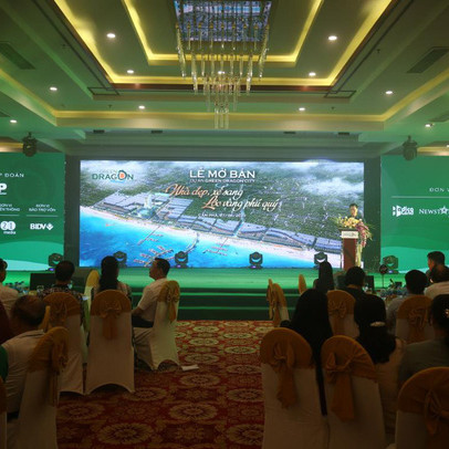Bùng nổ giao dịch tại lễ mở bán dự án đất nền mặt biển Green Dragon City