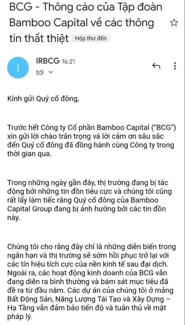 Cả thị trường bán tháo khiến cổ phiếu BCG, GEX, KBC, HSG… giảm sàn, vốn hoá bốc hơi cả ngàn tỷ do tin đồn, phía doanh nghiệp nói gì? - Ảnh 7.