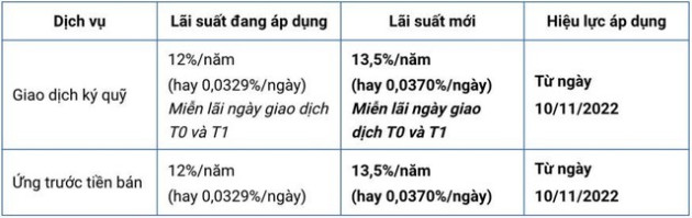 Các công ty chứng khoán đồng loạt tăng lãi suất margin - Ảnh 1.