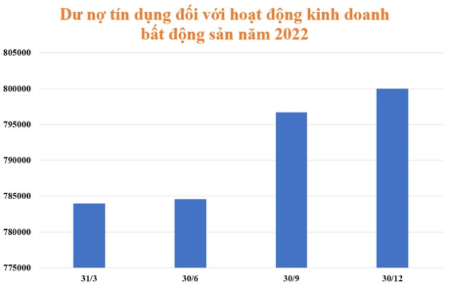 Các ngân hàng đã “bơm” bao nhiêu tiền vào bất động sản trong một năm qua? - Ảnh 1.