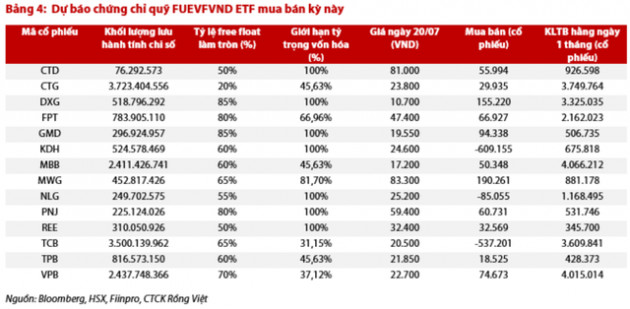 Các quỹ ETFs nội sẽ giao dịch ra sao trong kỳ cơ cấu tháng 7? - Ảnh 3.