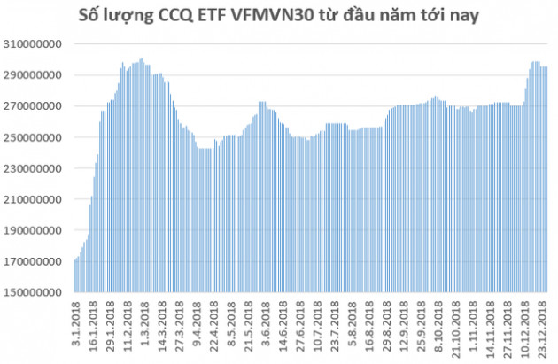 Các quỹ ETFs trên thị trường Việt Nam biến động ra sao trong năm 2018? - Ảnh 2.