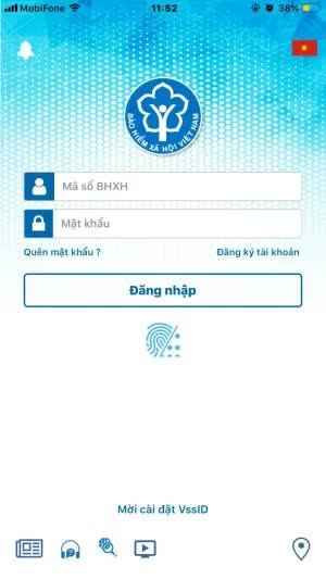 Cách đăng ký cấp lại sổ BHXH qua VssID - Ảnh 1.